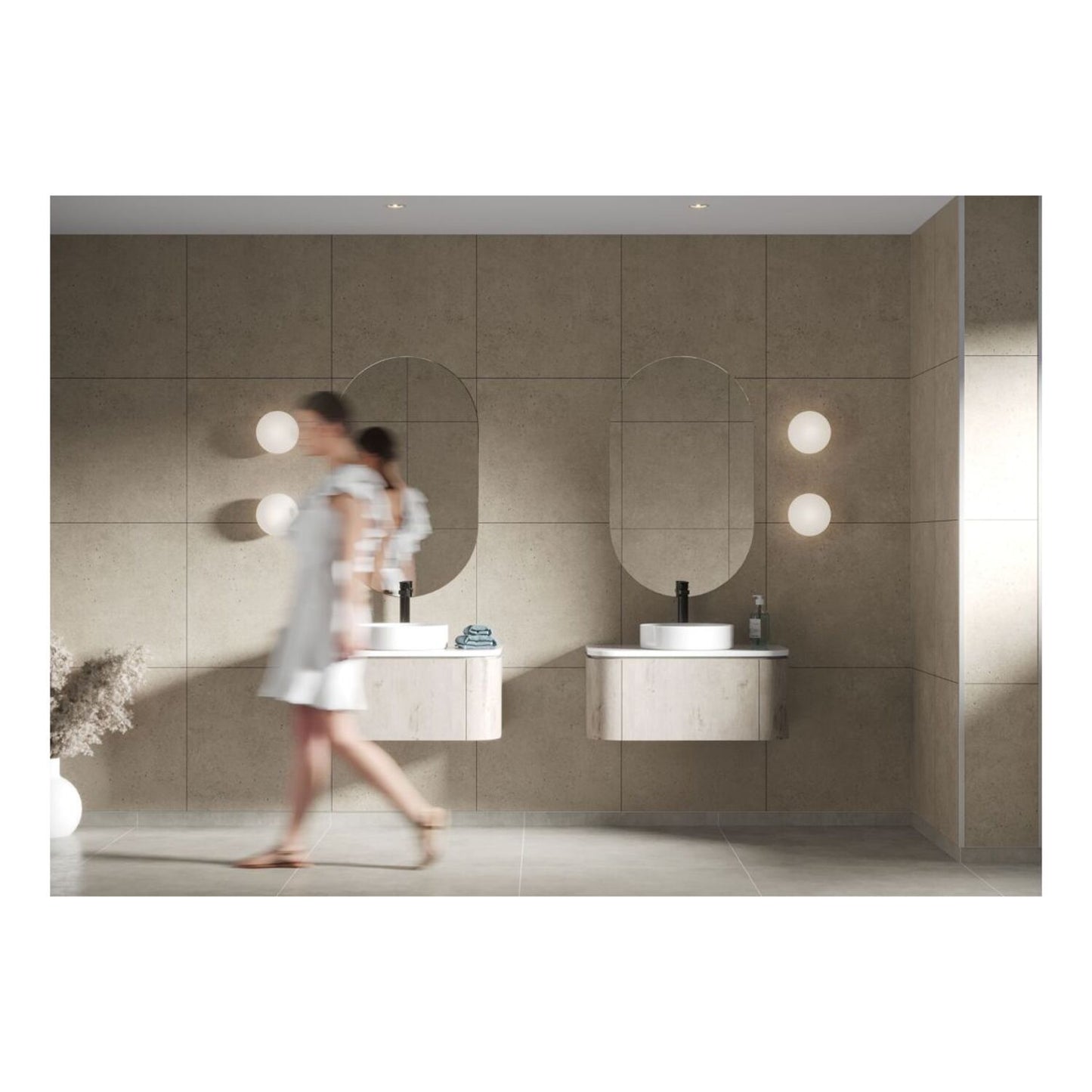 Scandinavian - Rough Cement (Tile Effect)
