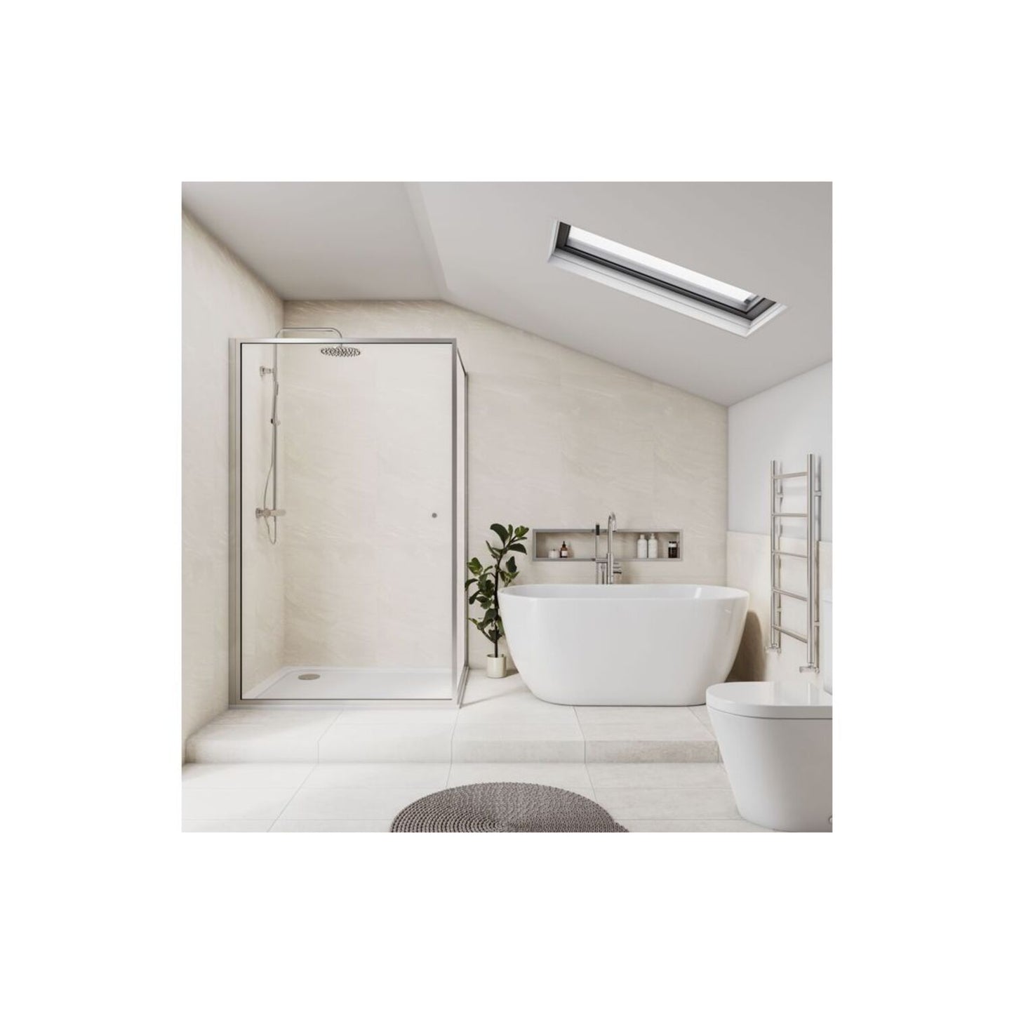 Scandinavian - Beige Stone (Tile Effect)