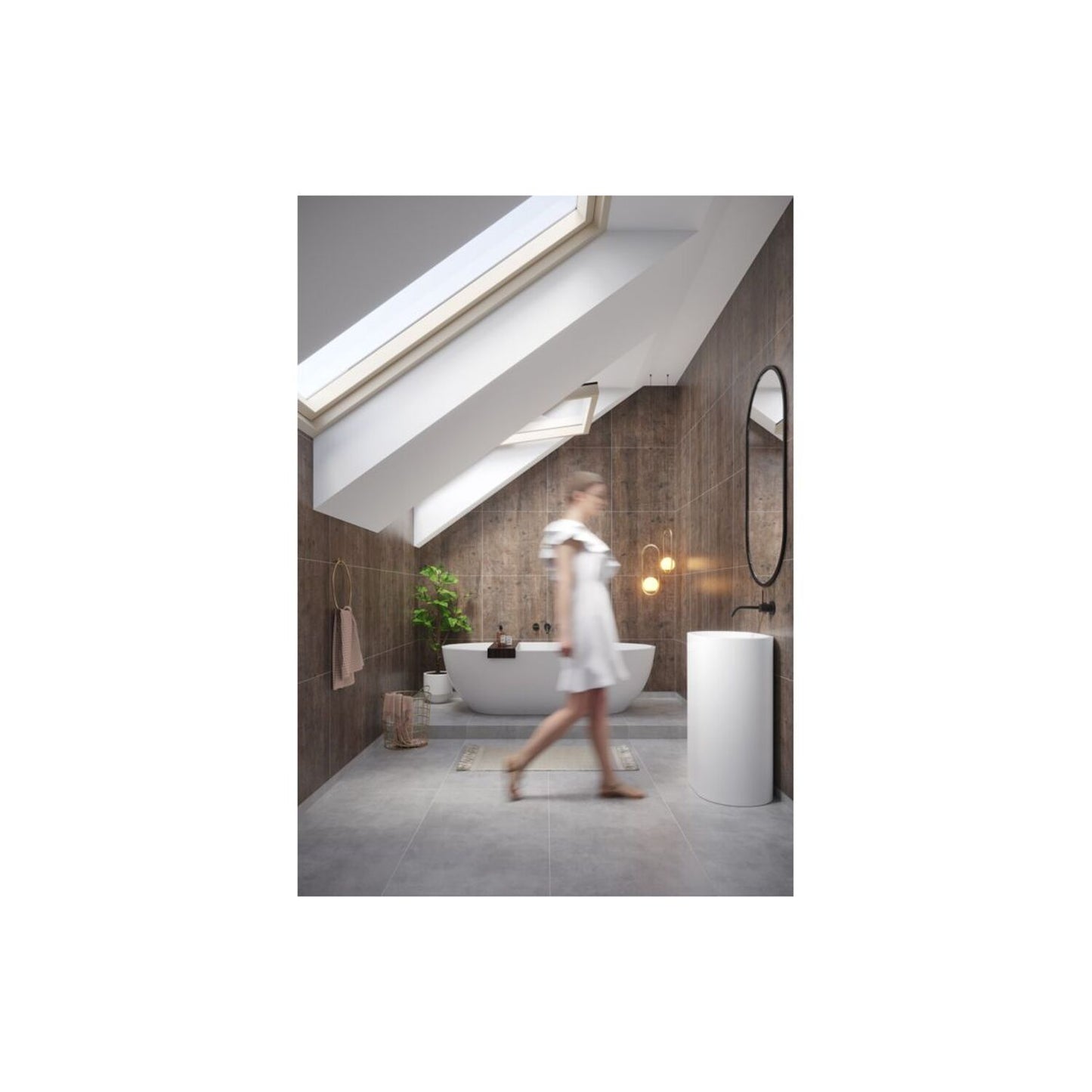 Scandinavian - Rough Wood (Tile Effect)