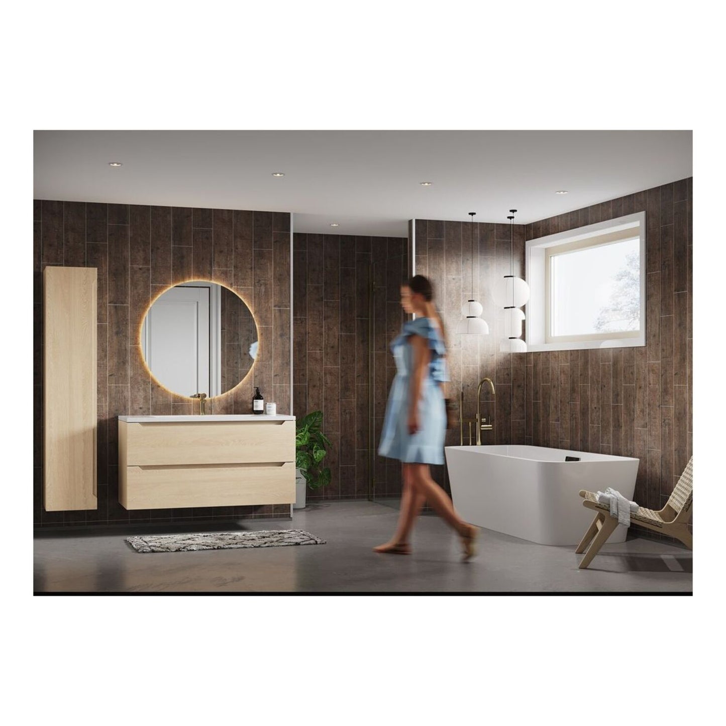 Scandinavian - Rough Wood (Vertical Plank)