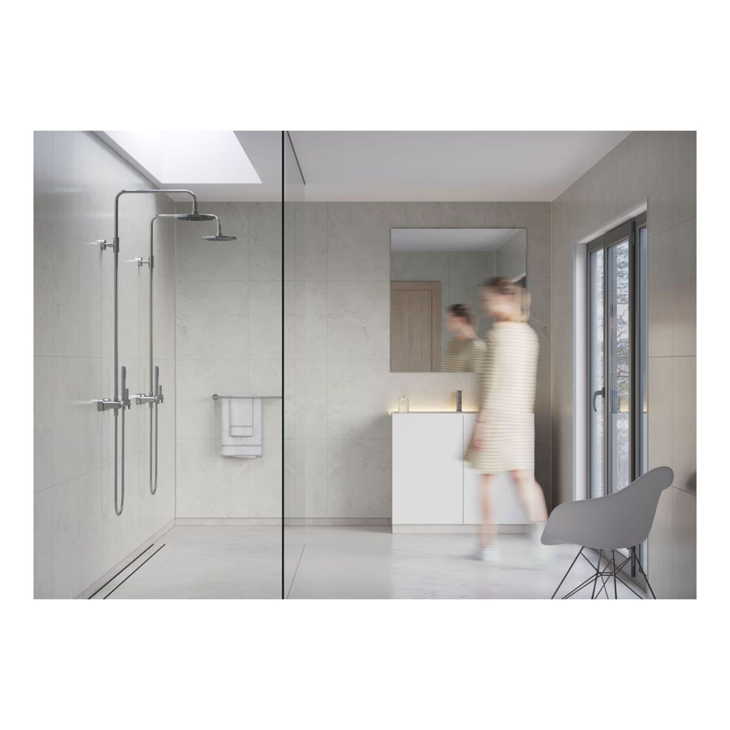 Stone - White Marble (Tile Effect)