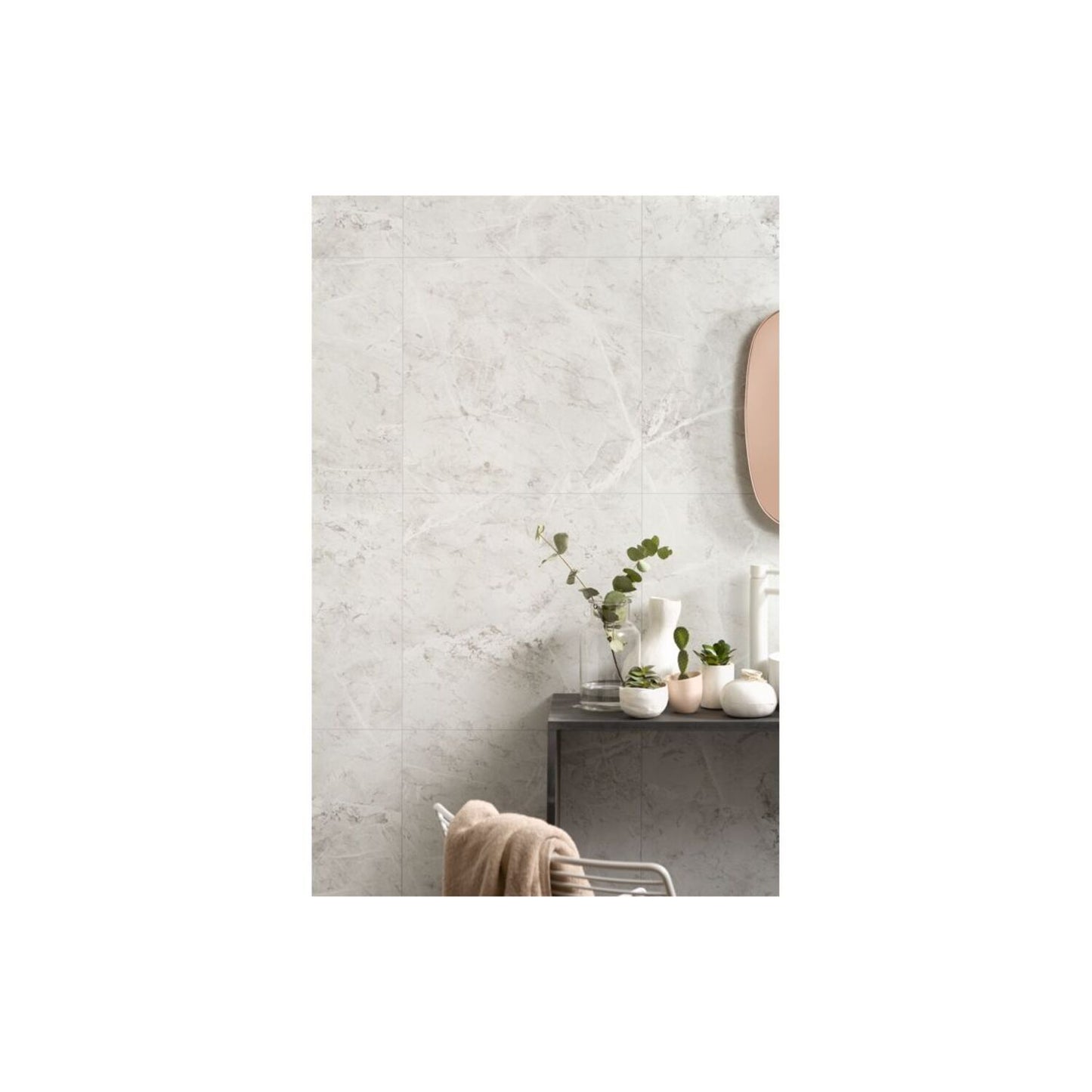 Stone - White Marble (Tile Effect)