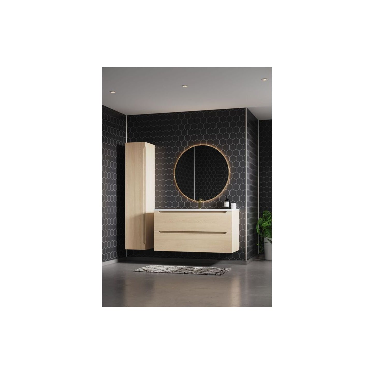 Urban - Black Silk (Hexagonal)