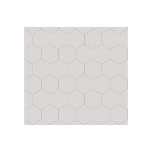 Urban - White Silk (Hexagonal)