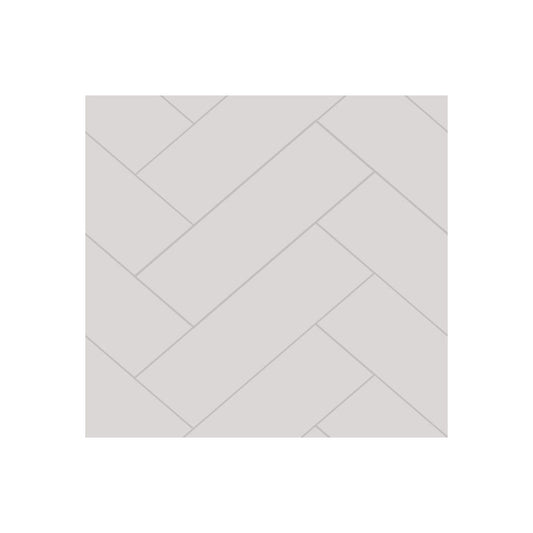Urban - White Silk (Herringbone)