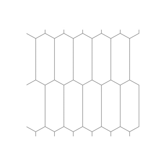 Urban - Denver White (Elongated Hexagonal)