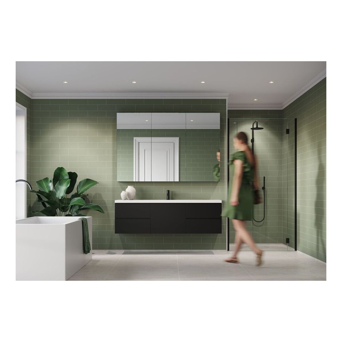 Urban - Olive Green (Metro Brick)