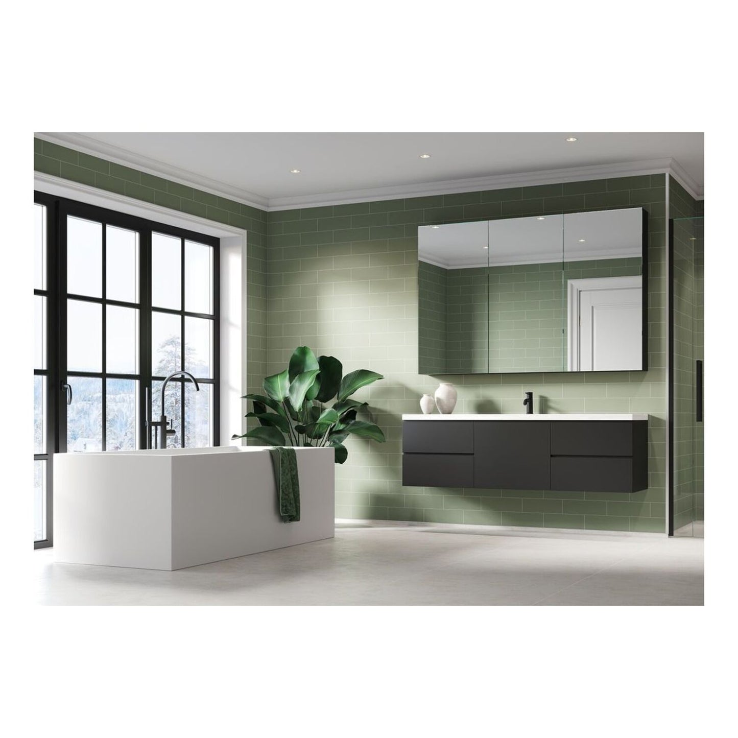 Urban - Olive Green (Metro Brick)