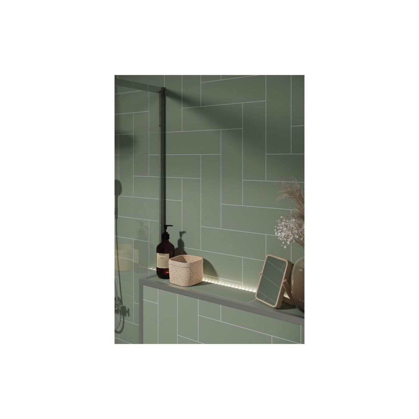 Urban - Olive Green (Straight Herringbone)