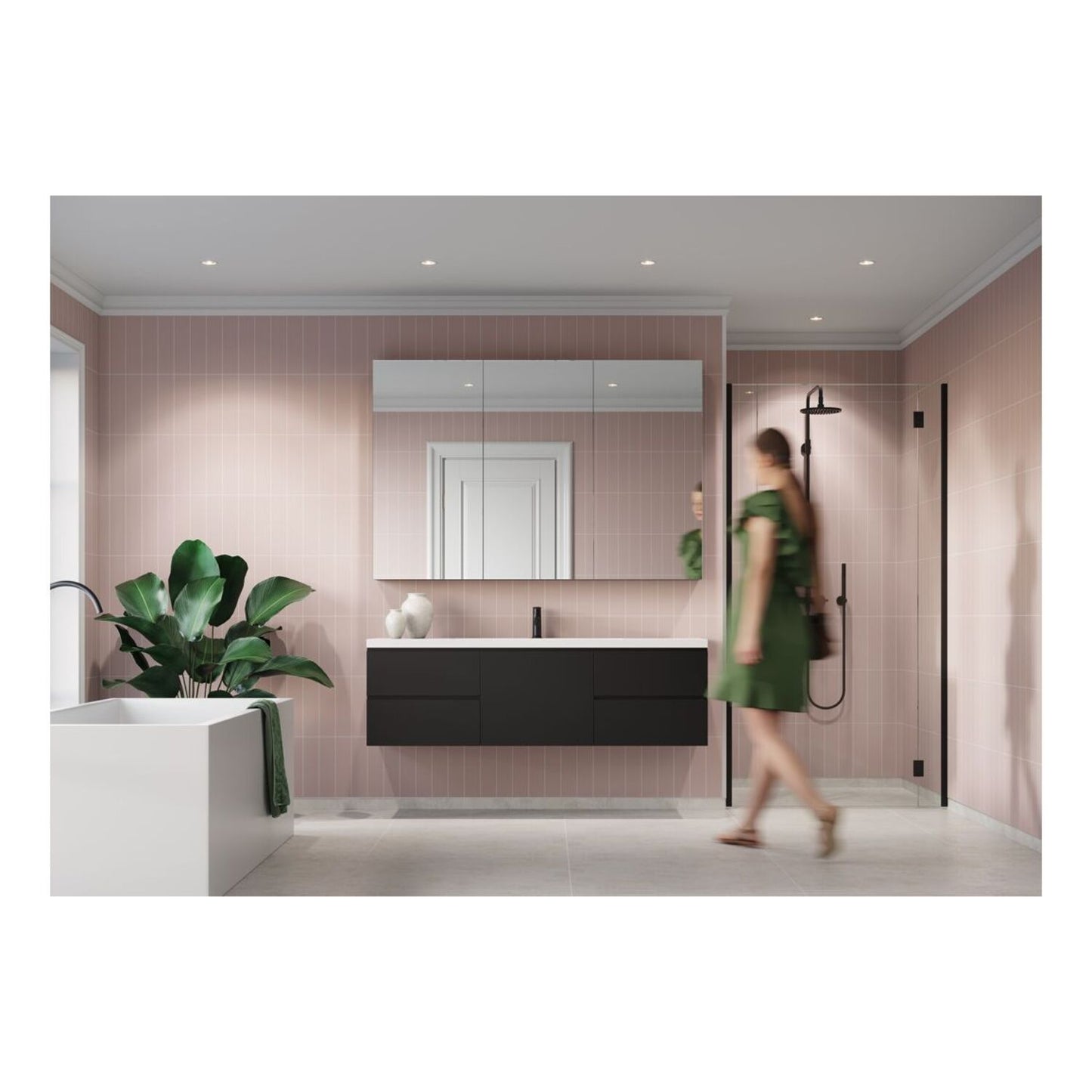 Urban - Dusky Pink (Stacked Subway)