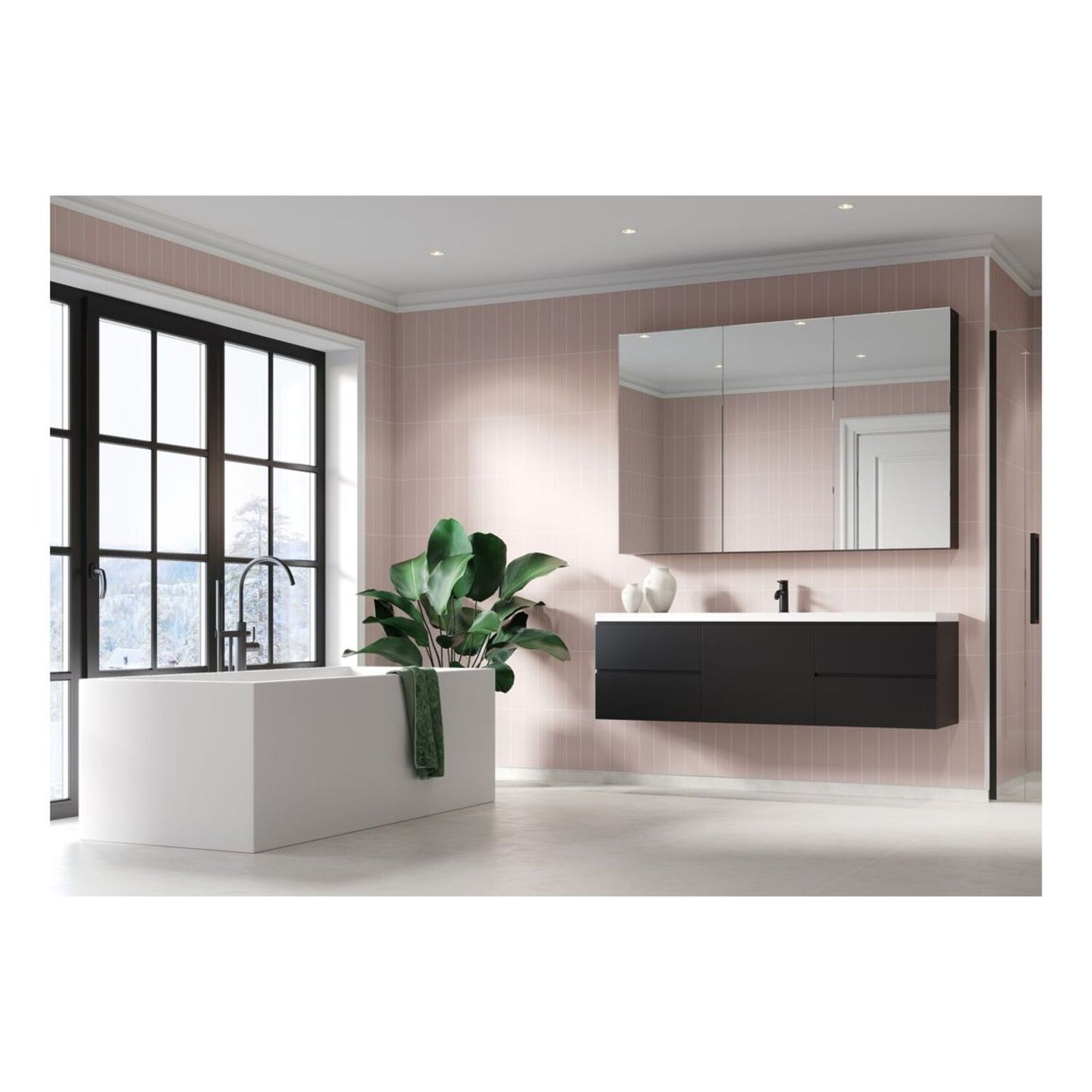 Urban - Dusky Pink (Stacked Subway)