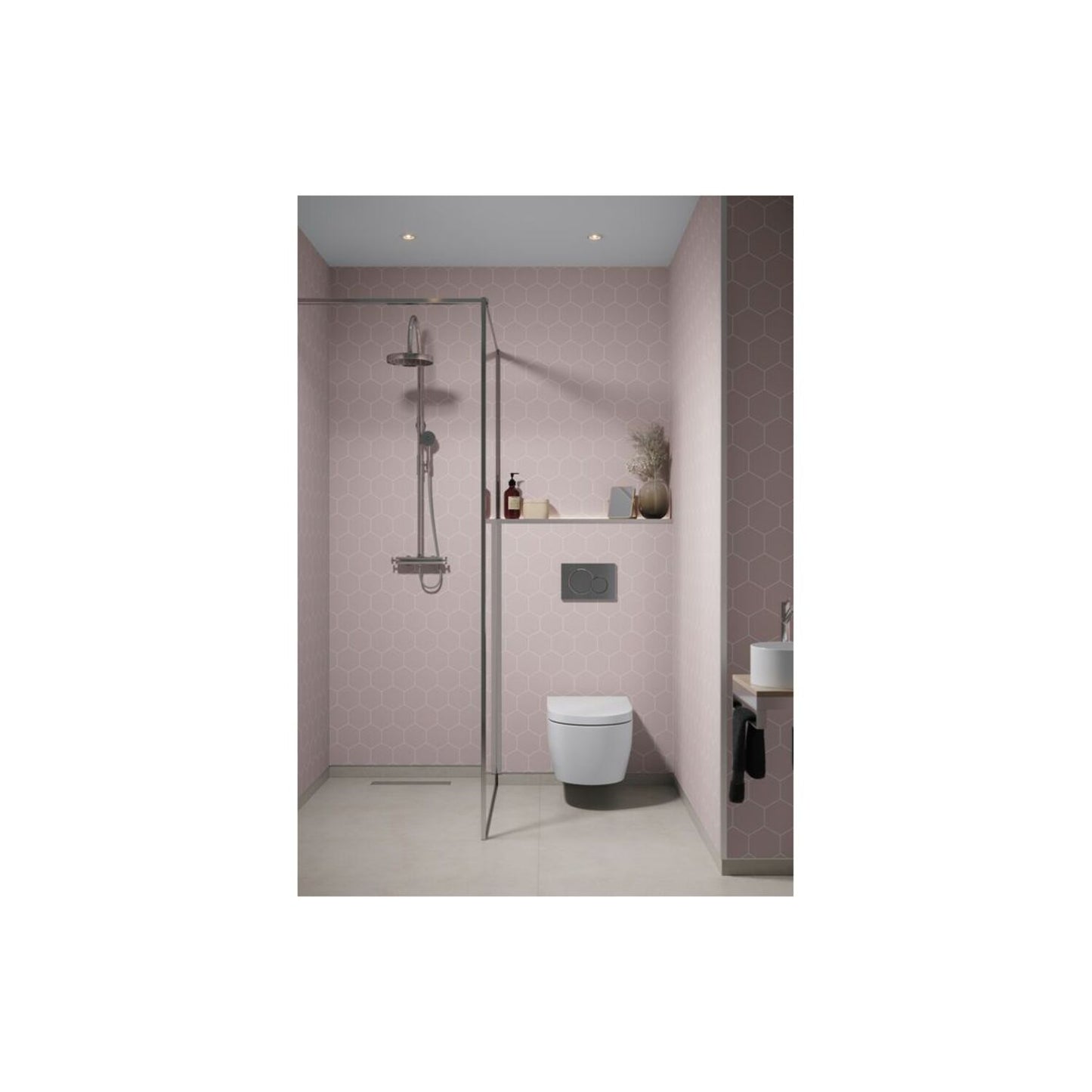 Urban - Dusky Pink (Hexagonal)