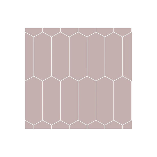 Urban - Dusky Pink (Elongated Hexagonal)