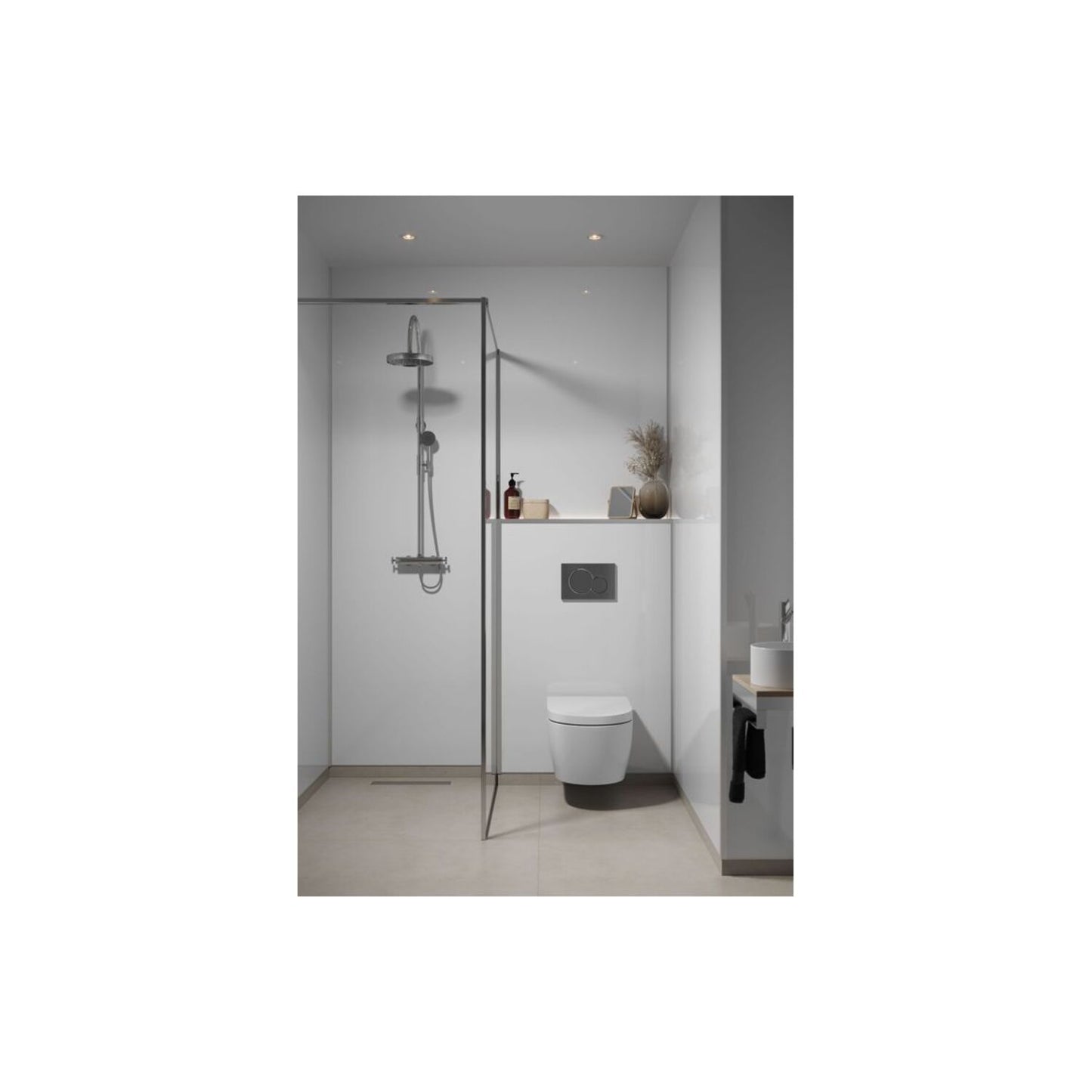Timeless - Crystal White - High Gloss (Plain Panel)