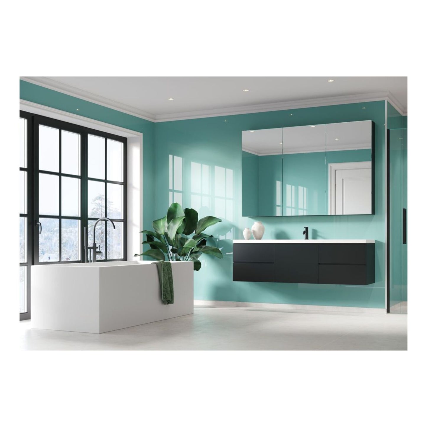 Timeless - Aquamarine (Plain Panel)