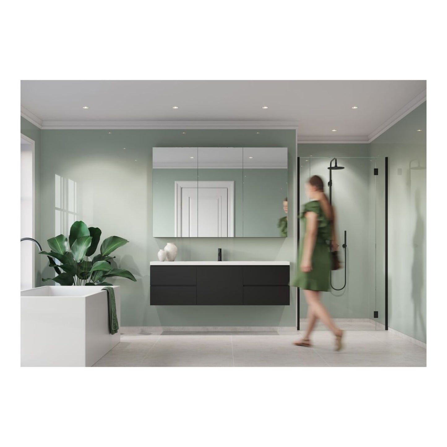 Timeless - Light Mint (Plain Panel)