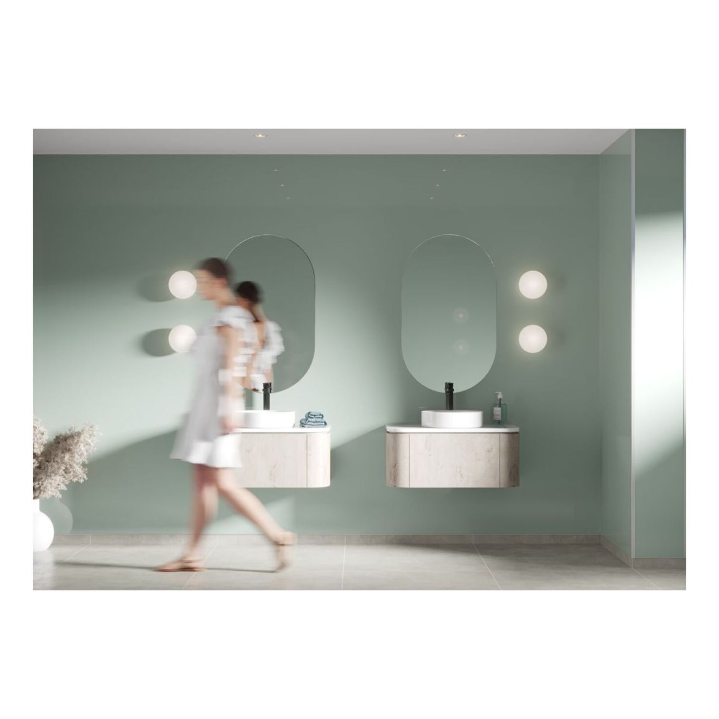 Timeless - Light Mint (Plain Panel)