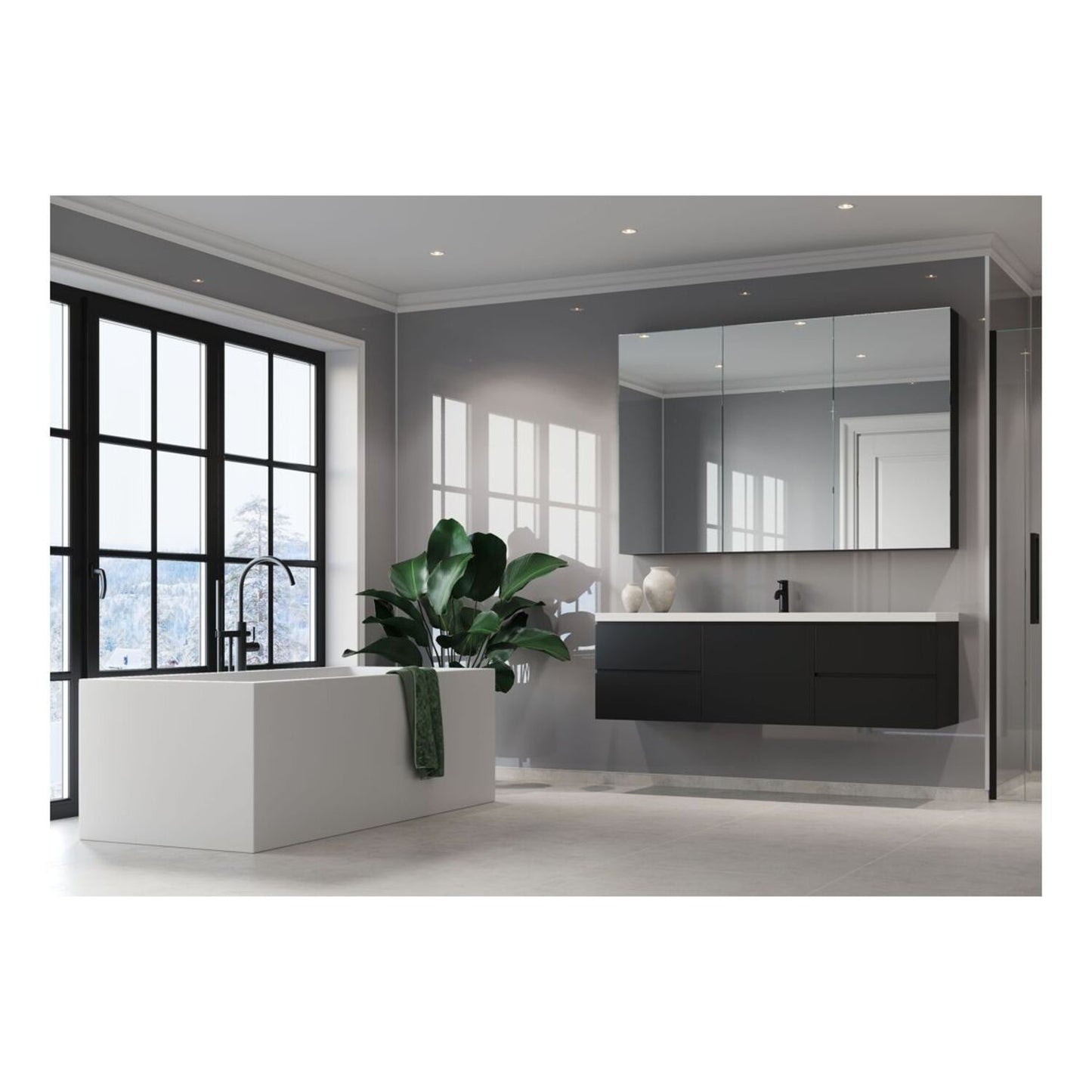 Timeless - Medium Grey (Plain Panel)