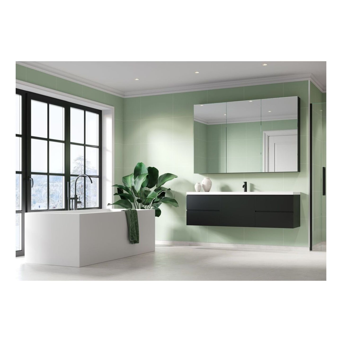 Contemporary - Light Green (Tile Effect)
