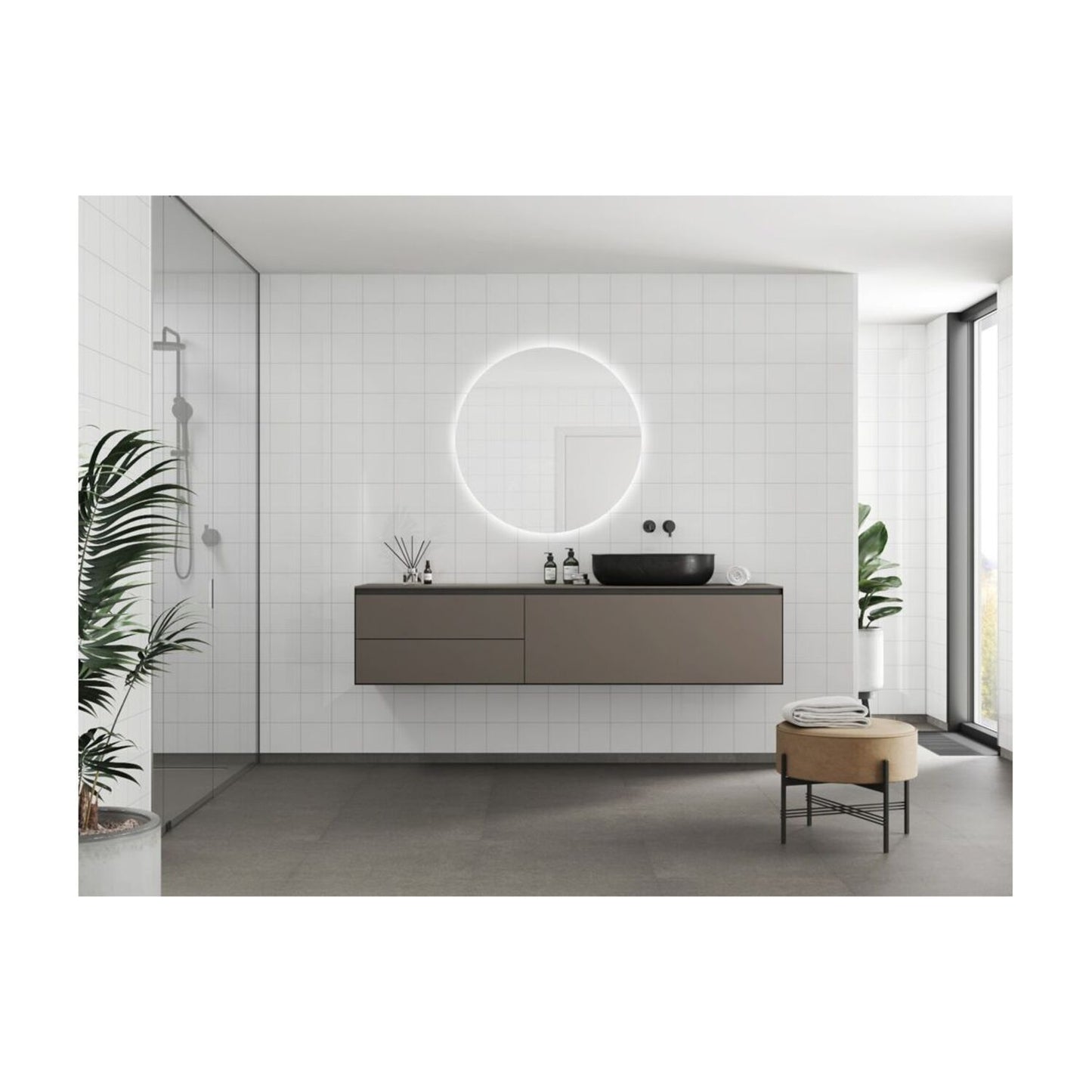 Contemporary - Denver White (Tile Effect)