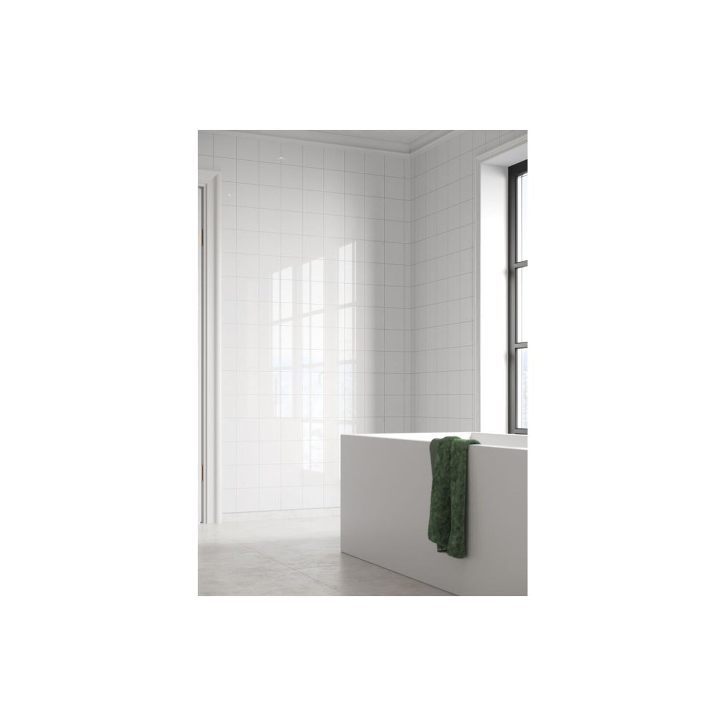 Contemporary - Denver White (Tile Effect)