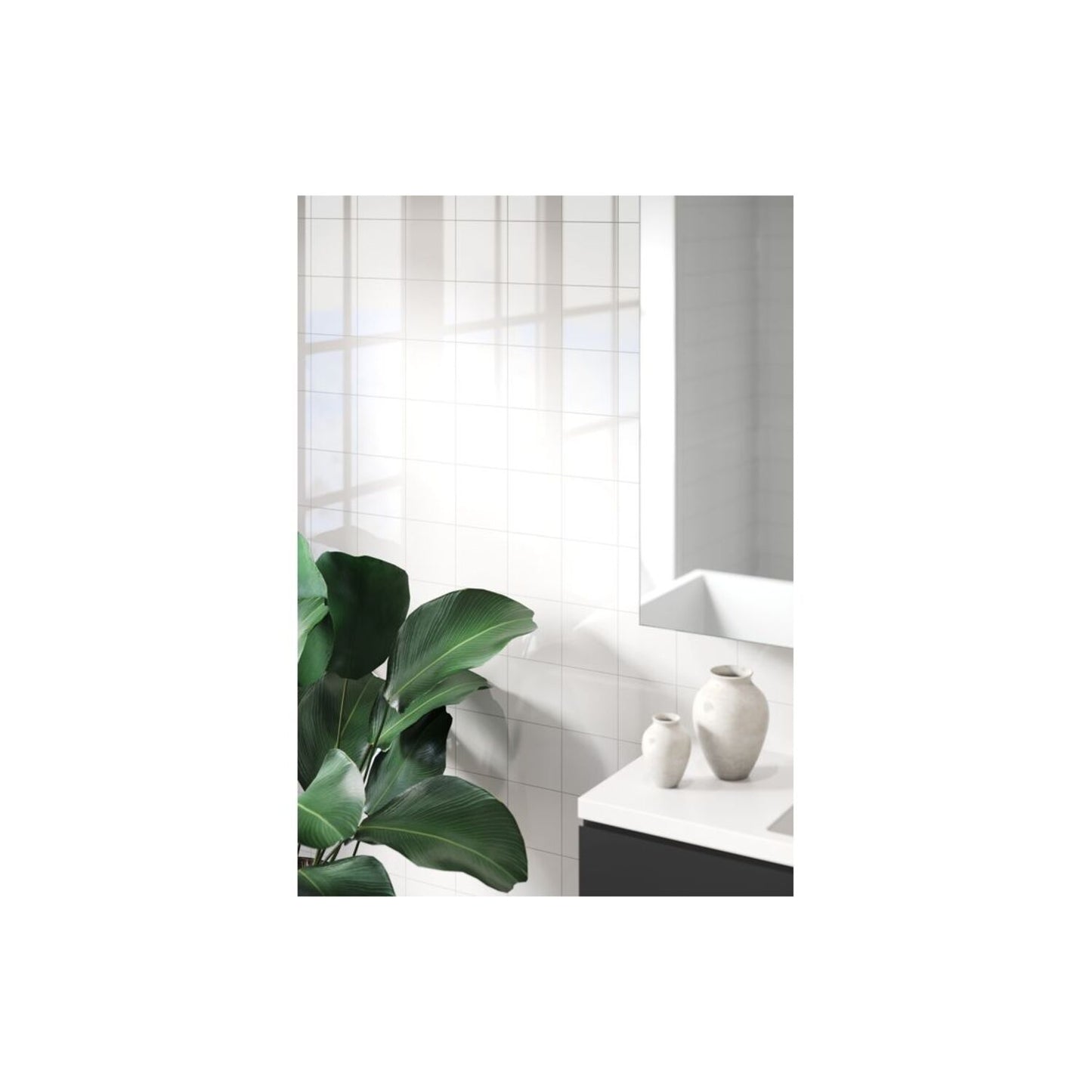 Contemporary - Denver White (Tile Effect)