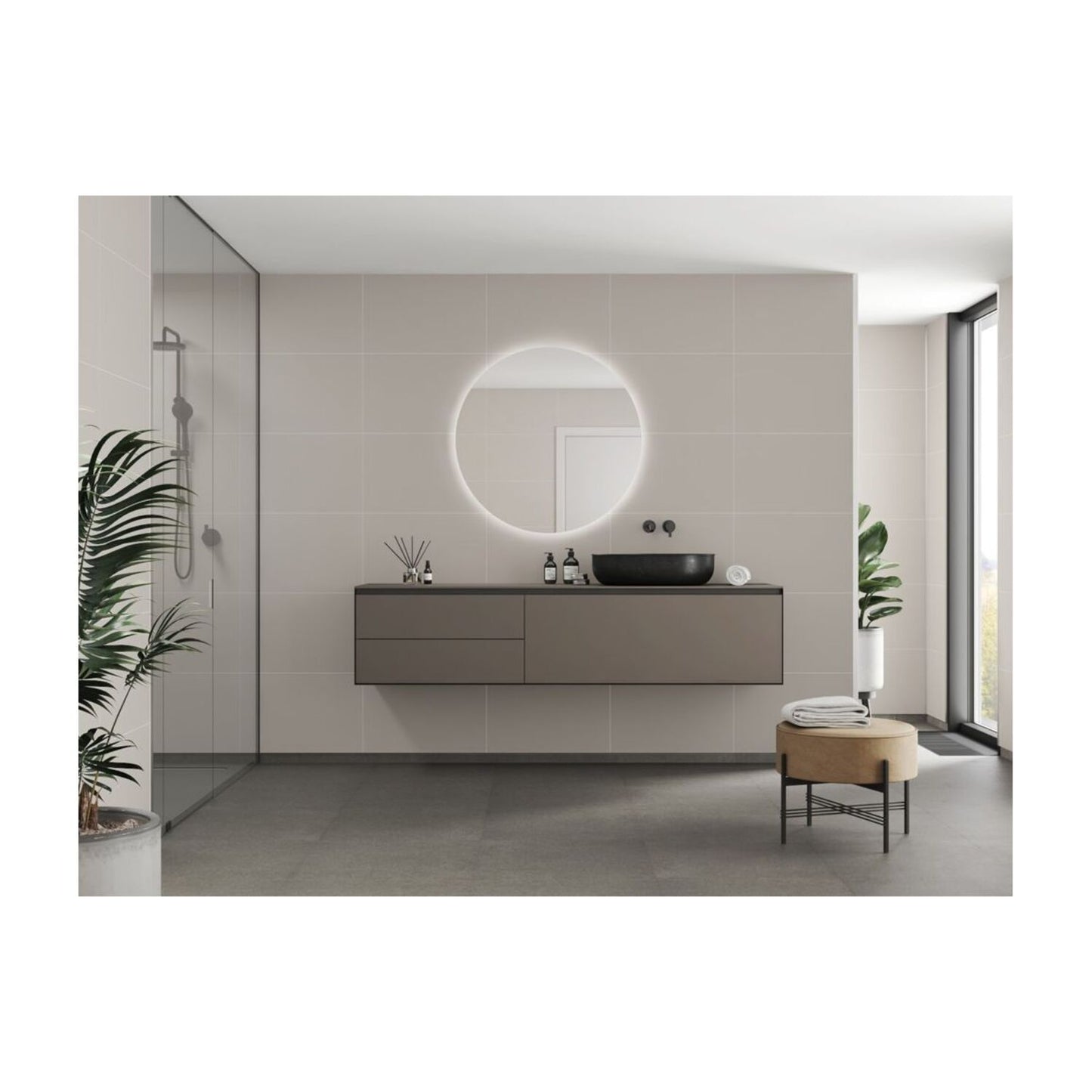 Contemporary - Warm Grey (Tile Effect)