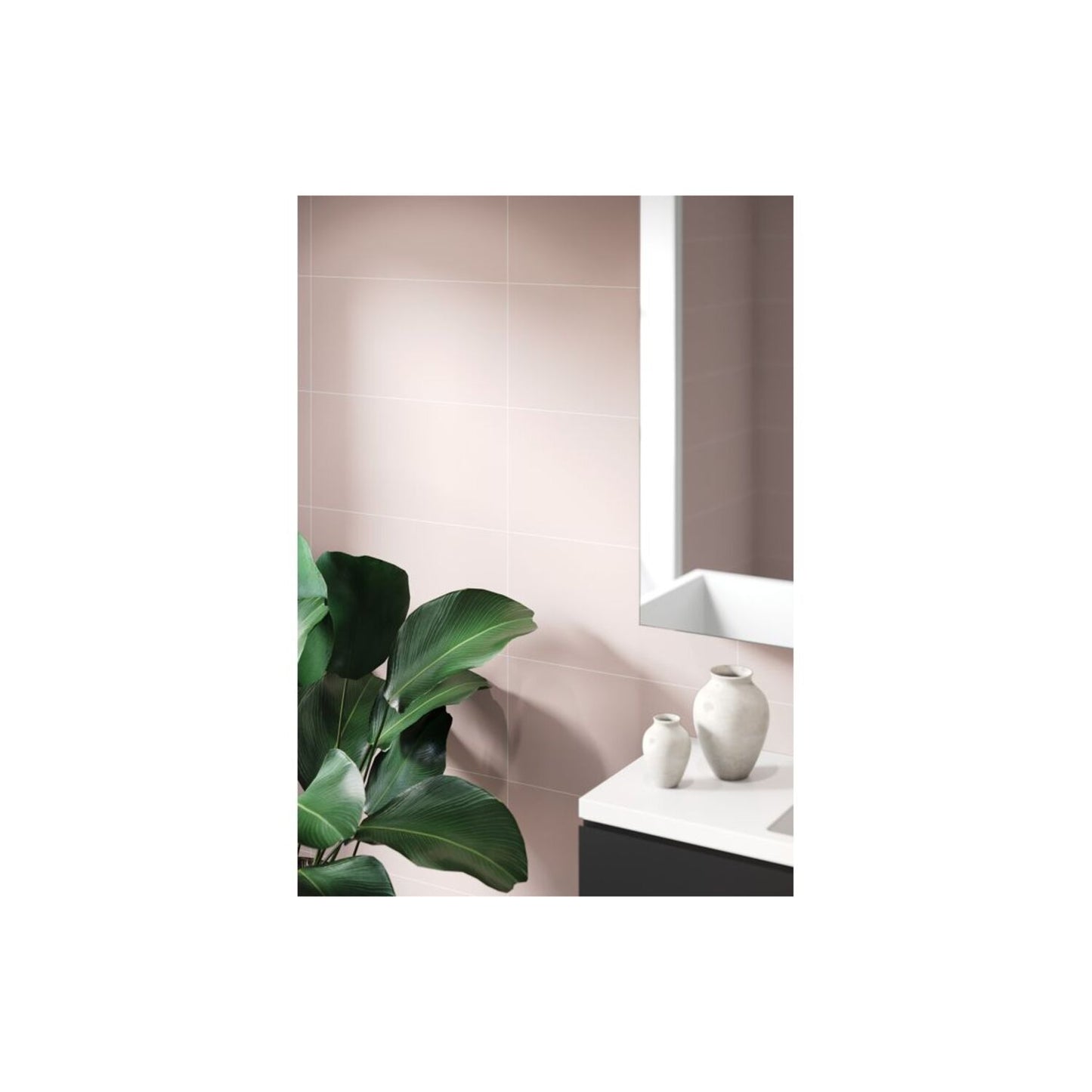 Contemporary - Dusky Pink (Tile Effect)