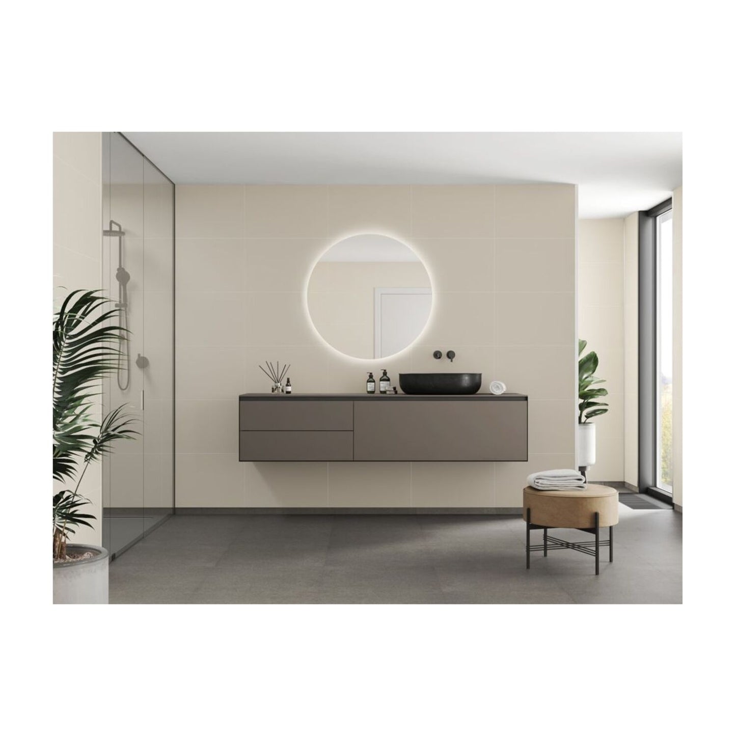 Contemporary - Light Sand (Tile Effect)