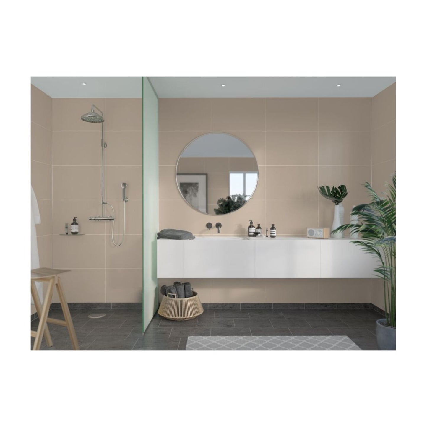 Contemporary - Light Sand (Tile Effect)