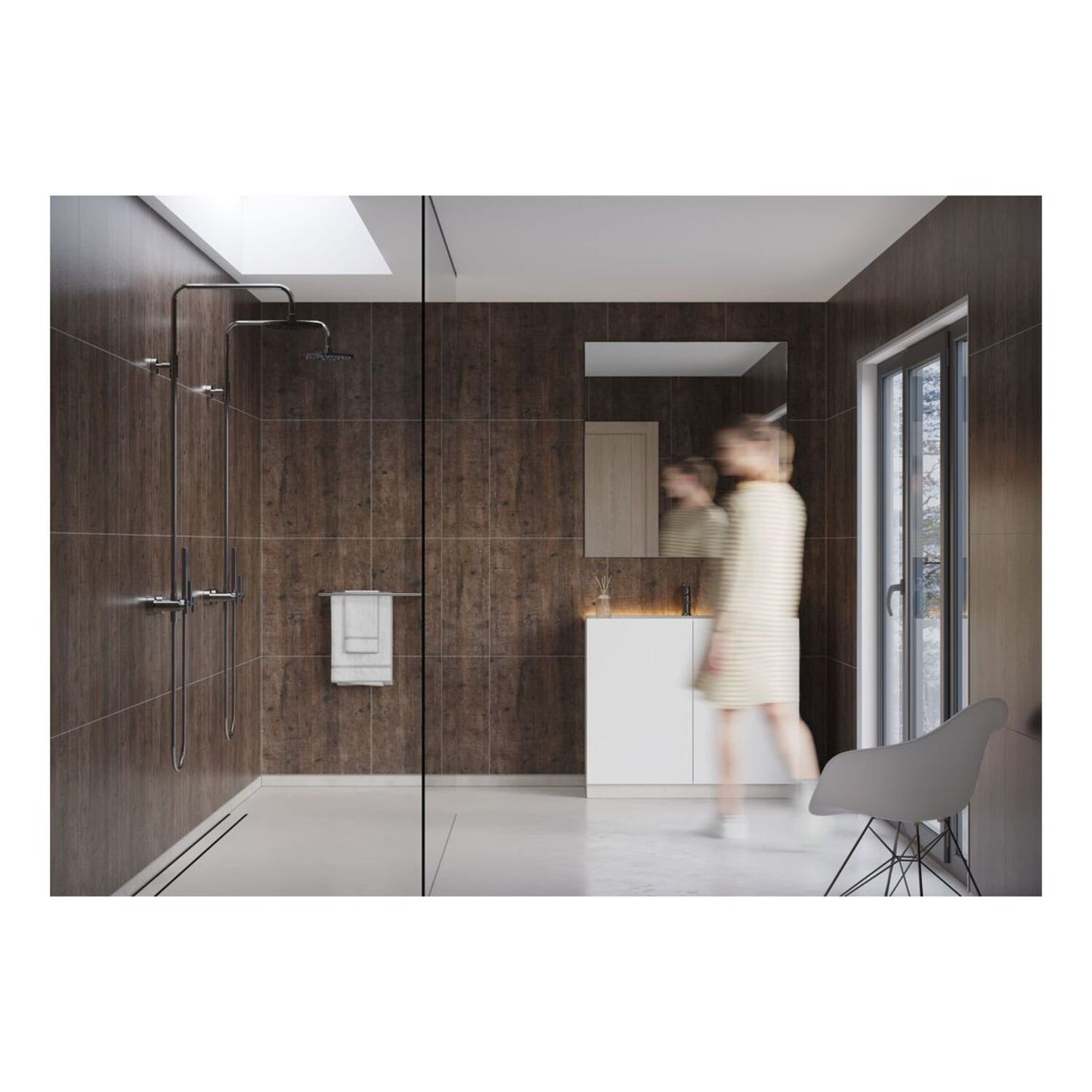 Scandinavian - Rough Wood (Tile Effect)
