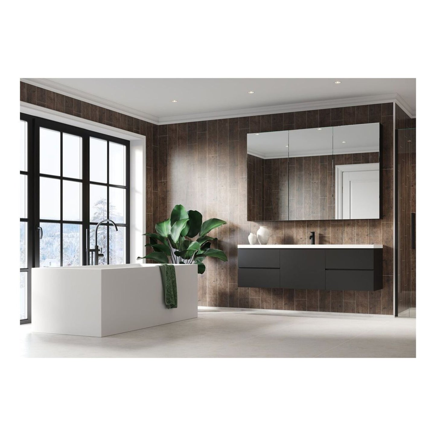 Scandinavian - Rough Wood (Vertical Plank)