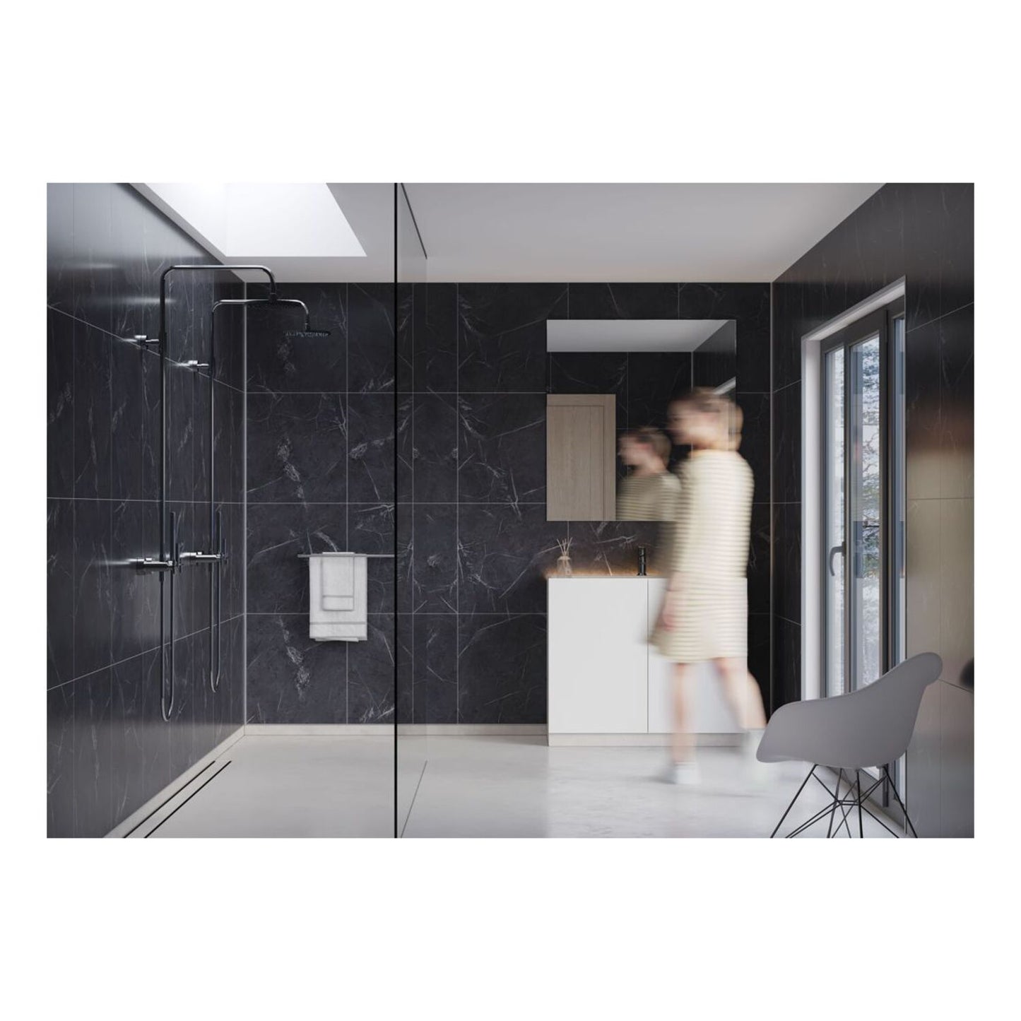 Stone - Black Marble (Tile Effect)