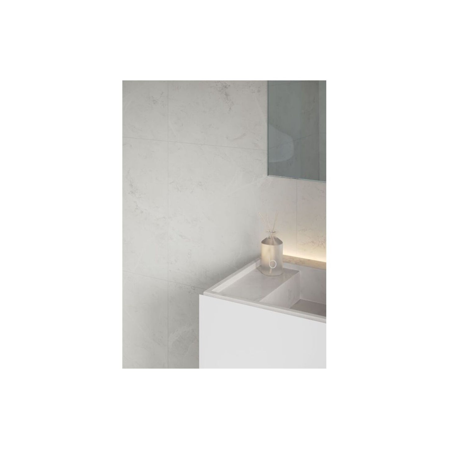 Stone - White Marble (Tile Effect)