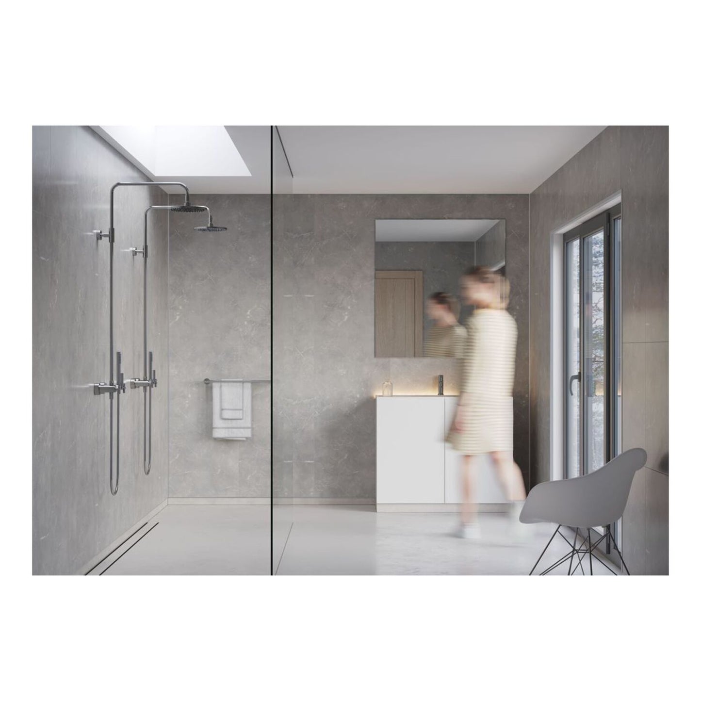 Stone - Grey Marble (Tile Effect)