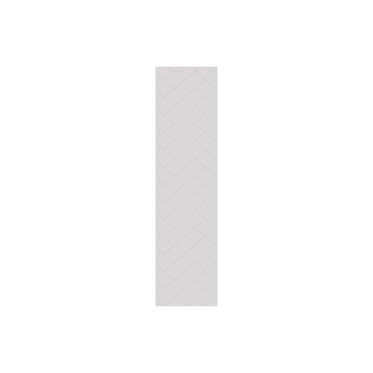 Urban - White Silk (Herringbone)