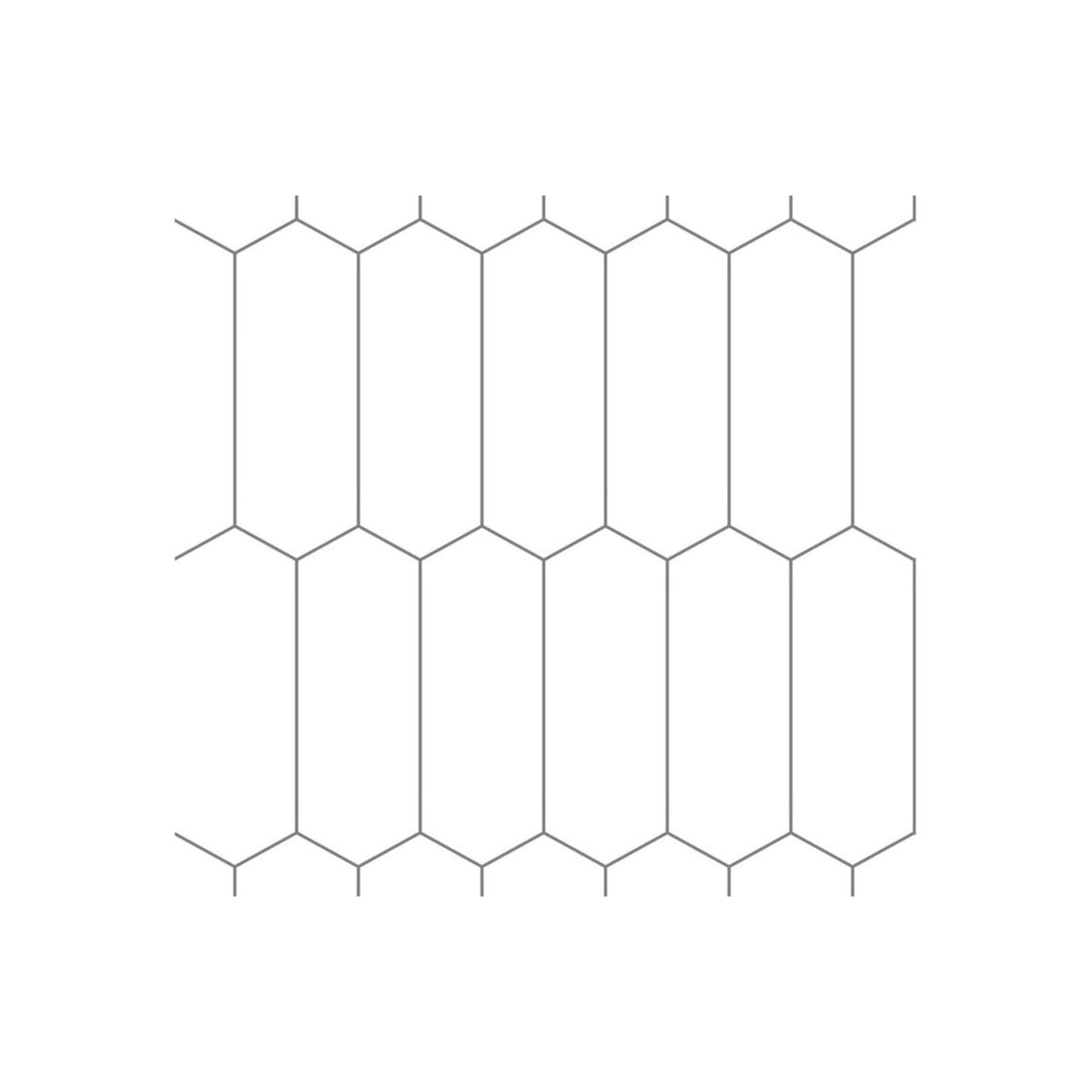 Urban - Denver White (Elongated Hexagonal)