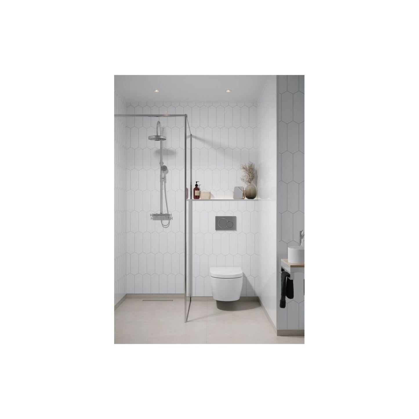 Urban - Denver White (Elongated Hexagonal)