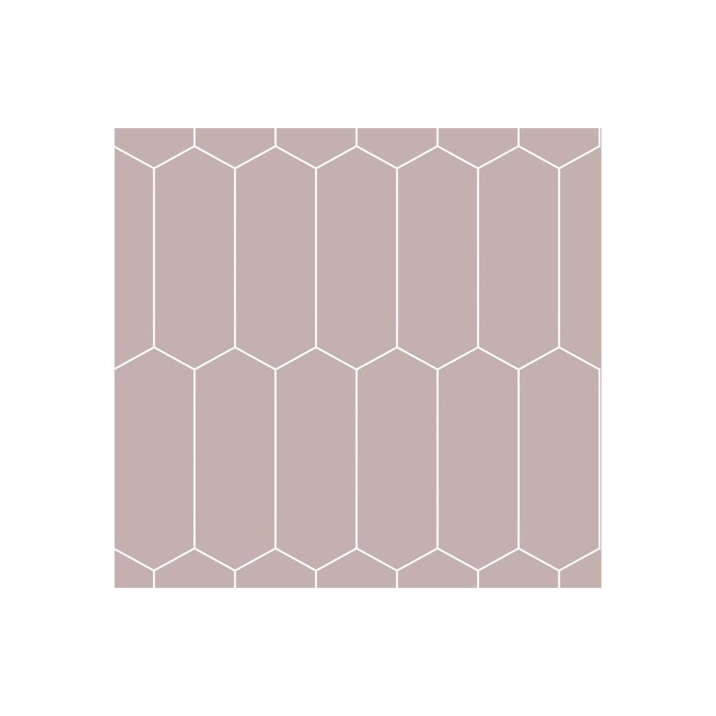 Urban - Dusky Pink (Elongated Hexagonal)
