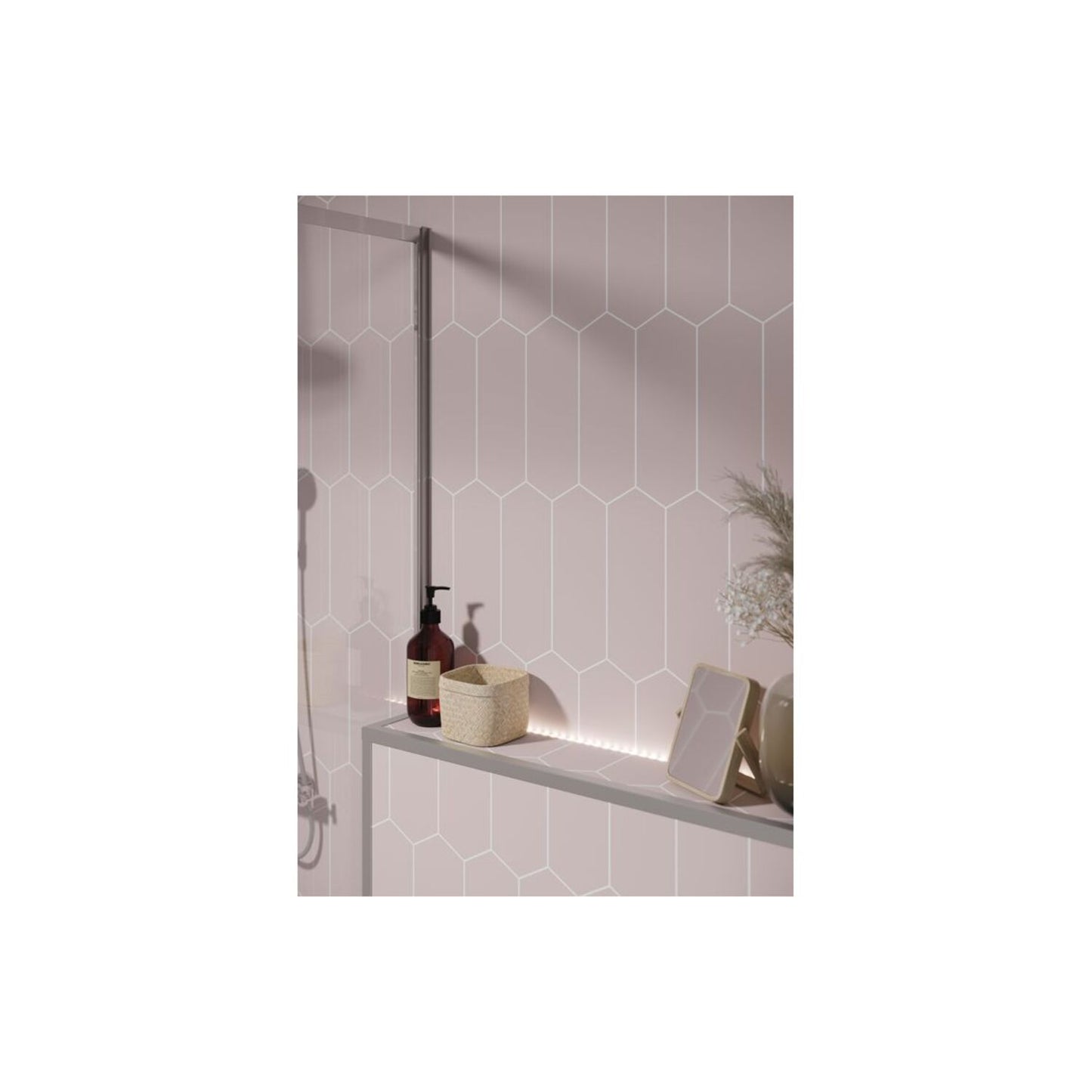 Urban - Dusky Pink (Elongated Hexagonal)