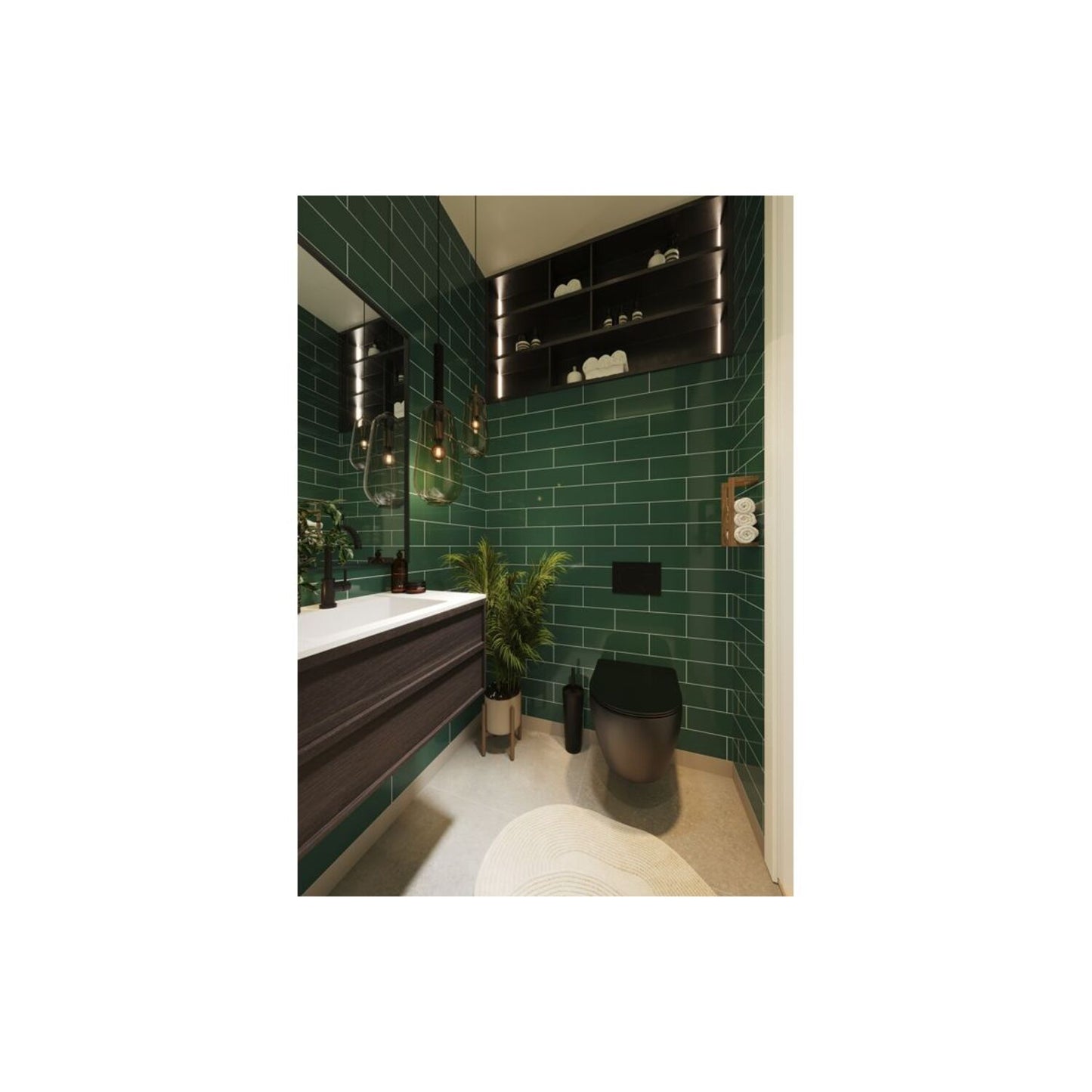 Urban - Bottle Green (Metro Brick)