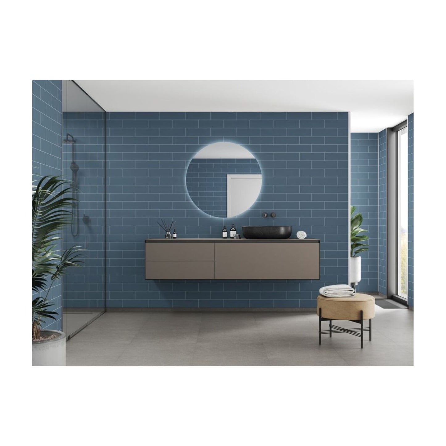Urban - Dusty Blue (Metro Brick)