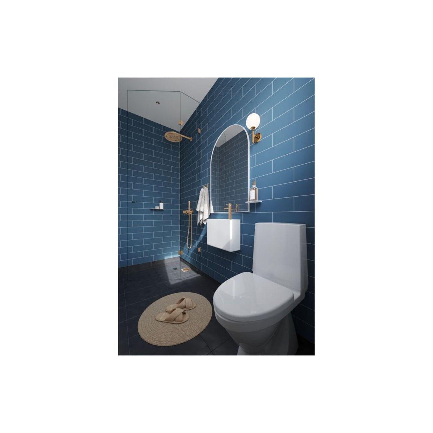 Urban - Dusty Blue (Metro Brick)