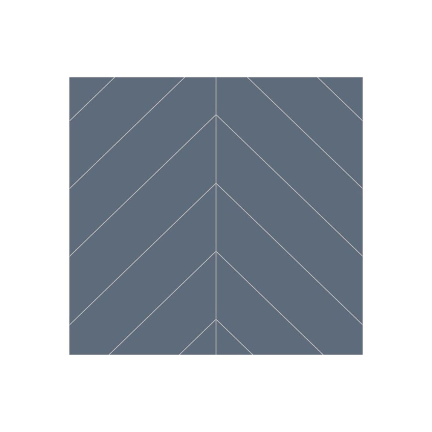 Urban - Dusty Blue (Chevron)