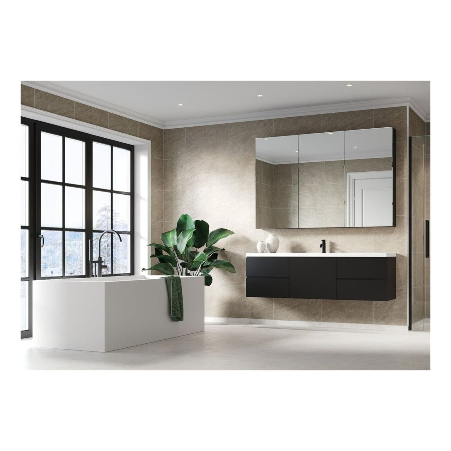 Scandinavian - Grey Sahara (Tile Effect)