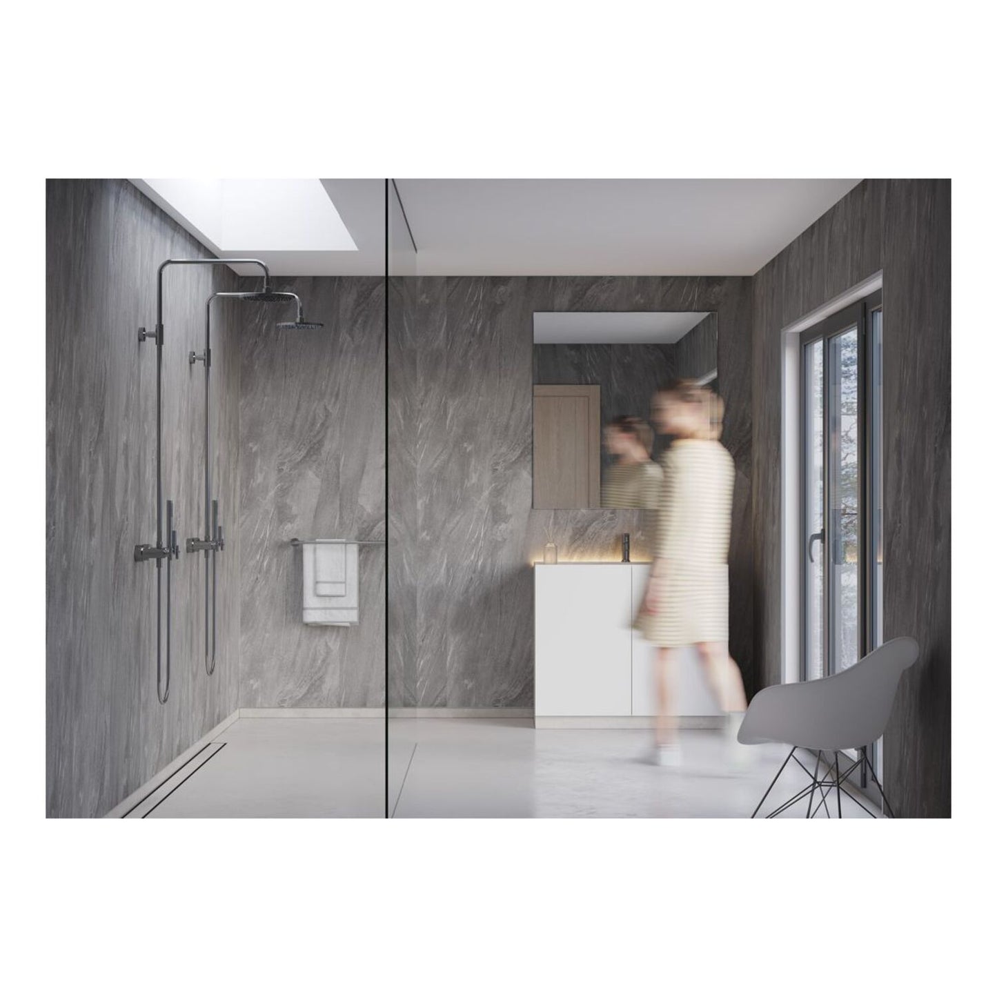 Signature - Grey Stone (Plain Panel)