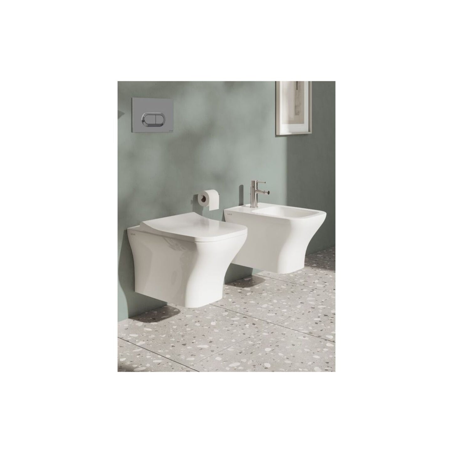 VitrA Minimax S Reserve Toilet Roll Holder - Chrome