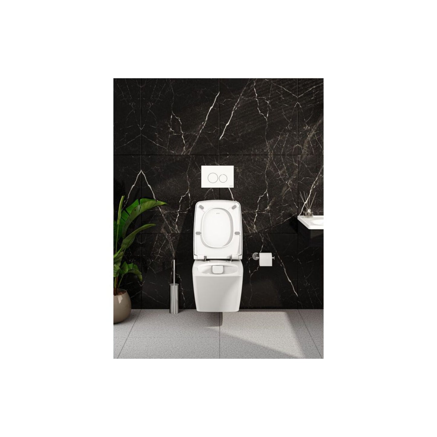 Vitra Origin Free Standing WC Brush Holder