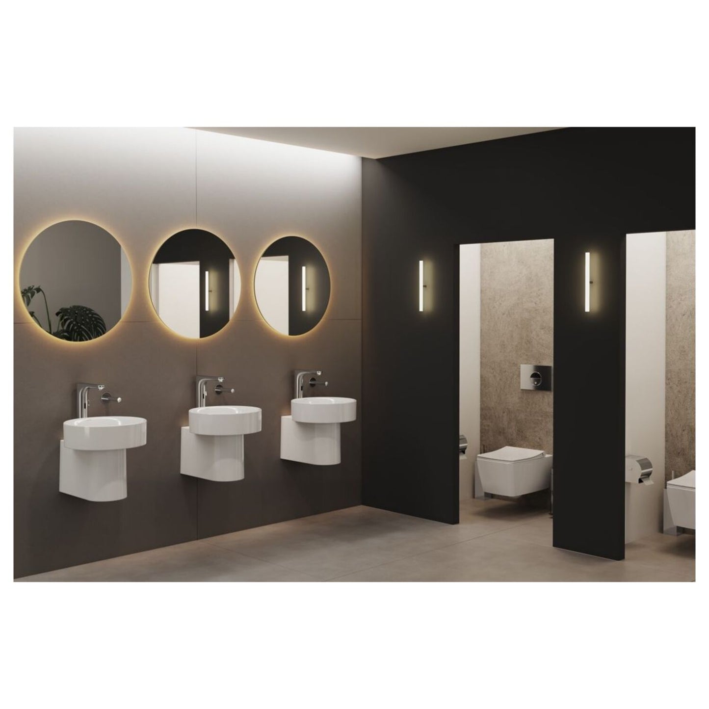 Vitra Origin Touch Free Wall Mounted Soap Dispenser (Mains)
