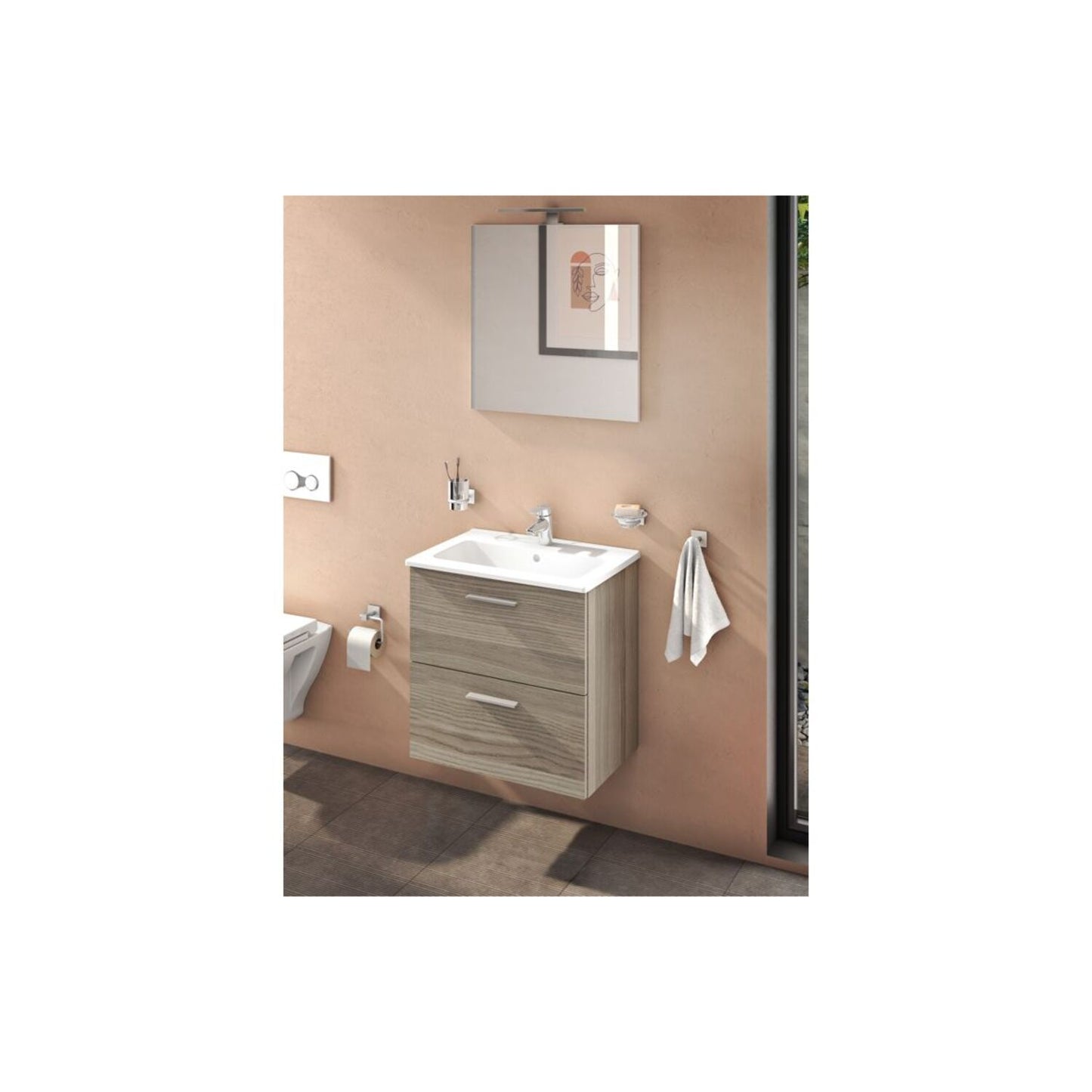 VitrA Q-Line Bathrobe Holder - Chrome
